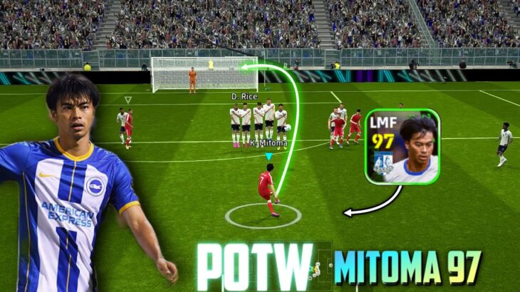 POTW Mitoma Review- Blazing Speed • eFootball 2024 mobile