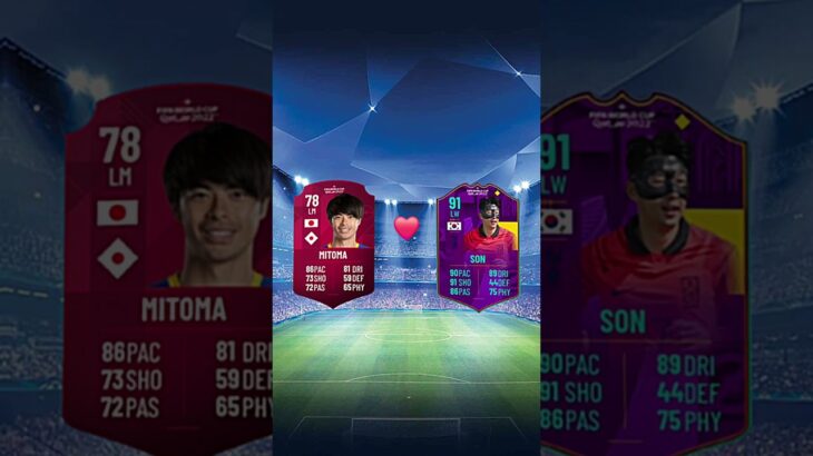 karou mitoma vs son fifa 23 #fc24 #fcmobile #fifa #brazil #sonheungmin #mitoma #korea #japan