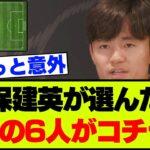 久保建英が選ぶ究極の選手6人はこちらです