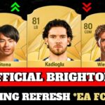 FIFA 25 | OFFICIAL BRIGHTON  RATING !! (EA FC 25) 😱🔥 | FT. Mitoma , Moder , Kadioglu …