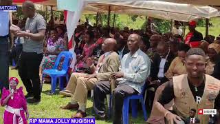 H.E PRESIDENT BOBI WINE AND FIRST LADY BARBIE KYAGULANYI IN MITOMA OKUZIIKA THEIR FRIEND MAAMA JOLLY