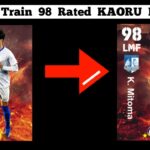 How To Train 98 Rated Kaoru Mitoma In eFootball 2024 Mobile | Kaoru Mitoma Max Level Playstyle