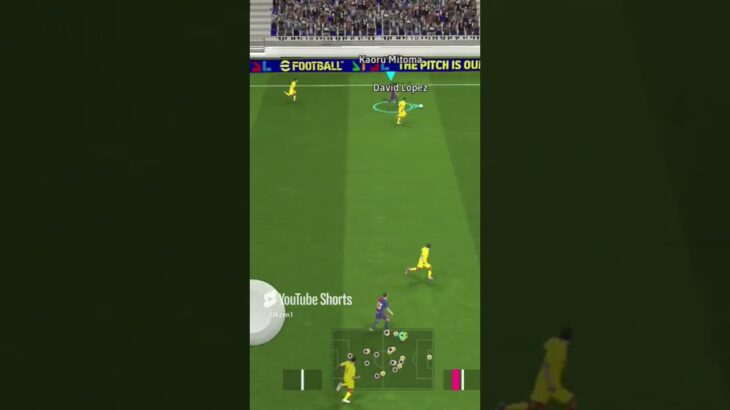 Mitoma crazy goals and dribble confusing defence #efootball #music #shorts #trending #pes #trending