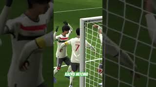 SOLO RUN FROM MITOMA #shortvideo #shorts #pes #football #efootball #mufc #mitoma #cr7