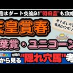 【天皇賞春・青葉賞・羽田盃2024攻略】隠れ爆穴候補が見つかる！今週の重賞勝率ランキングで有力馬、“秘密“の高期待値馬を探る【競馬予想】