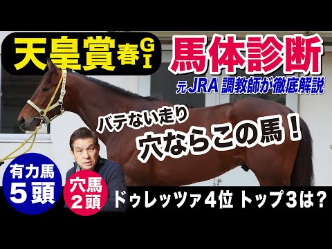 【天皇賞・春2024】中村均元調教師が馬体診断　有力馬５頭＋穴馬２頭を徹底解説《東スポ競馬ニュース》