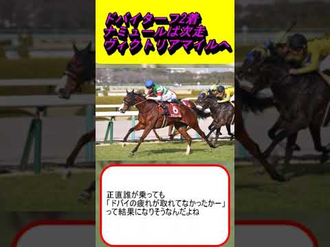 ナミュール次走ヴィクトリアマイルへ #競馬予想 #馬券  #皐月賞 #桜花賞 #オークス #日本ダービー  #天皇賞 #宝塚記念 #安田記念 #NHKマイルC#ヴィクトリアマイル  #ドバイ