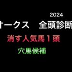 【競馬予想】　オークス　優駿牝馬　全頭診断　2024  予想