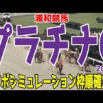 プラチナカップ2024 枠順確定後ウイポシミュレーション【競馬予想】【展開予想】