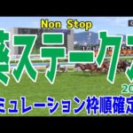 葵ステークス2024 枠順確定後シミュレーション【競馬予想】【展開予想】