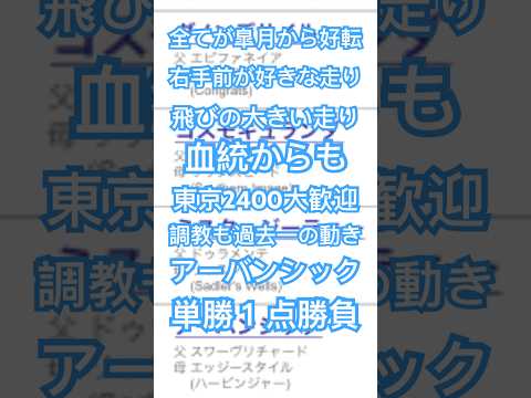 日本ダービー 2024 予想 #競馬予想