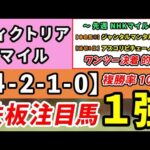 ヴィクトリアマイル 2024【鉄板注目馬⇒複勝率100％(4-2-1-0)】適性断然の１強！先週NHKマイルC⇒ワンツー決着的中！