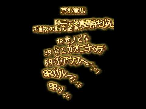 5月12日中央競馬(京都)競馬予想!!栗東ステーク予想 他！