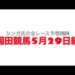 5月29日園田競馬【全レース予想】2024