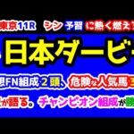 【予習に熱く燃えろ🔥】歴史が語る。チャンピオン組成が勝つ😤　理想FN組成２頭、危険な人気馬３頭!!【2024 日本ダービー GⅠ】