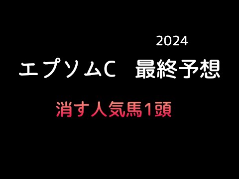 【競馬予想】　エプソムカップ　2024  最終予想