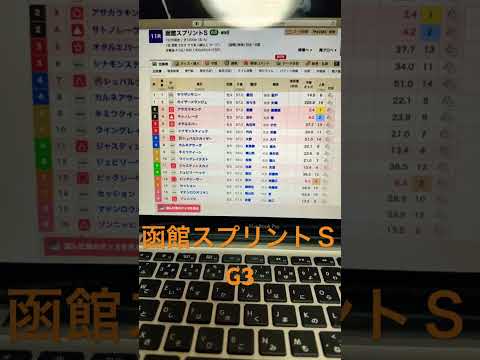 2024 函館スプリントＳ　予想と買い目　#競馬　#競馬予想　#函館　#函館スプリントＳ