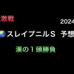 【競馬予想】　スレイプニルステークス　2024  予想