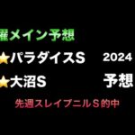 【競馬予想】　パラダイスステークス　大沼ステークス  2024  予想