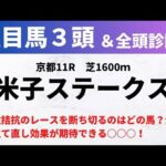 【2024競馬予想】米子ステークス｜上位拮抗で難解なレースだが立て直し効果が期待できるあの馬に注目！