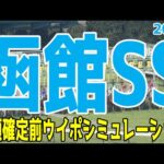 函館スプリントステークス2024 枠順確定前ウイポシミュレーション【競馬予想】【展開予想】函館SS