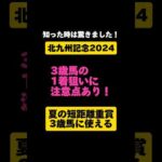 [非情データ]北九州記念2024 #shorts #競馬予想