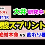 【大井競馬研究中😏】エリート達の逆襲なるか!!【2024.6.6 大井11R 優駿スプリントトライアル (3歳)】