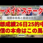 マーメイドステークス2024競馬予想（26日25的中と絶好調！※5月以降）＆東北優駿