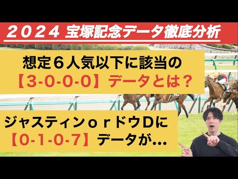 【宝塚記念データ分析】想定6人気以下に【3.0.0.0】合致　ドウデュースorジャスティンパレスには【0.1.0.7】が……