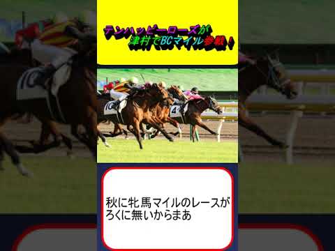 テンハッピーローズが津村でBCマイル参戦！ #競馬 #競馬予想 #ヴィクトリアマイル #ウシュバテソーロ #フォーエバーヤング #津村明秀 #坂井瑠星 #テーオーパスワード #高柳調教師