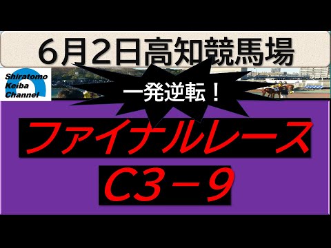 【競馬予想】ファイナルレースC３－９！～２０２４年６月１日 高知競馬場 ：６－３