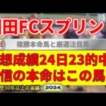 園田FCスプリント2024競馬予想（24日23的中と絶好調！※5月以降）＆トリトン争覇・北海優駿