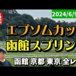 日曜日の競馬は函館・京都・東京！函館スプリントSとエプソムカップの日！2024/6/9(日)