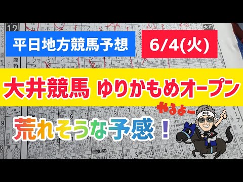 【大井競馬予想】ゆりかもめオープン#地方競馬 #競馬予想 #大井競馬 @kojirou0828