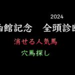 【競馬予想】　函館記念　全頭診断　2024  事前予想