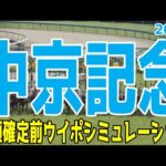 中京記念2024 枠順確定前ウイポシミュレーション【競馬予想】【展開予想】