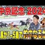 【中京記念・2024】推奨馬が掲示板を独占！！果たして馬券は如何に！？