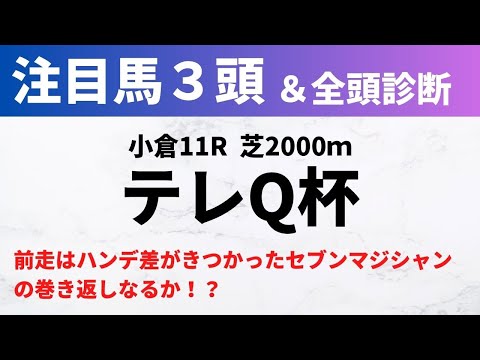 【2024テレQ杯】競馬予想｜前走はハンデ差がきつかったセブンマジシャンの巻き返しなるか！？