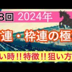 【必見‼︎馬連・枠連の狙い方】競馬予想(第8回講義)