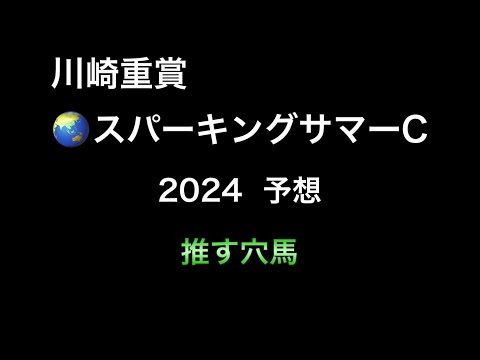 【地方競馬予想】　川崎重賞　スパーキングサマーカップ　2024  予想