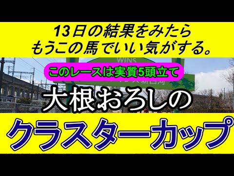 クラスターカップ2024のデータから導き出した最終予想【競馬予想】