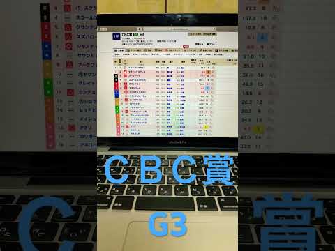 2024 ＣＢＣ賞 予想と買い目　#競馬　#競馬予想　#中京　#cbc賞