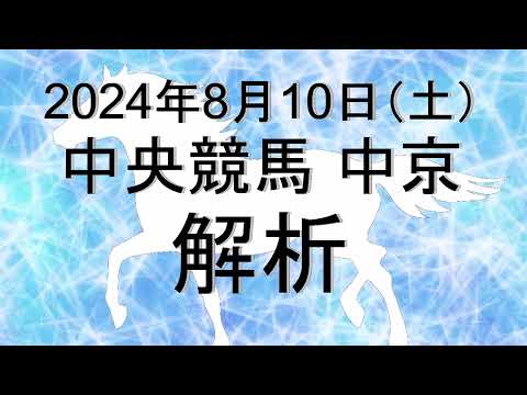 【競馬解析】2024/08/10 中京競馬 #競馬,#競馬予想,#中央競馬,#中京競馬,#中京,#予想,#JRA