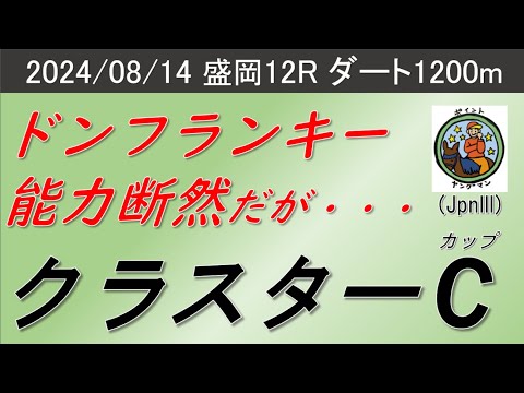 【クラスターカップ2024】ヤングマン氏のレース予想！昨年2着でドバイも2着だったドンフランキーが昨年の雪辱を果たしに参戦！！当然一番注目される存在だろう！！