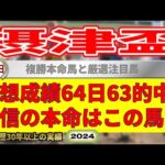 摂津盃2024競馬予想（64日63的中と絶好調！※5月以降）＆園田1R8R・笠松7R