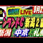 2024年8月25日【競馬 JRA全レース予想ライブ】新潟２歳Ｓ、キーンランドＣ。中央競馬３場開催。新潟、中京、札幌