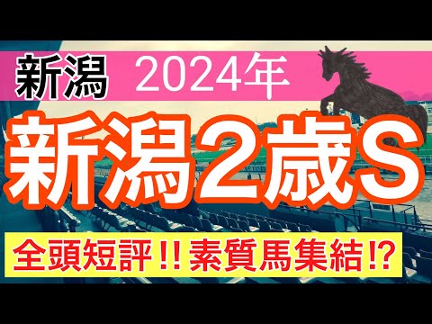 【新潟2歳ステークス2024】競馬予想(2024年競馬予想308戦188的中)