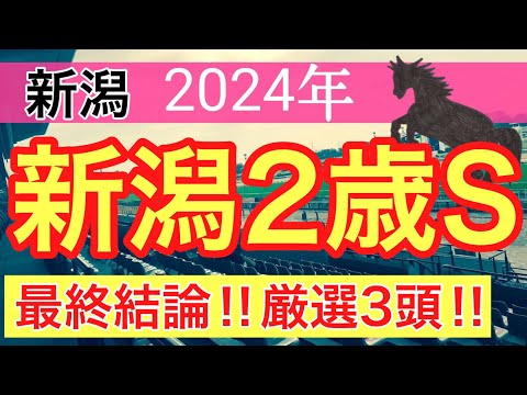 【新潟2歳ステークス2024】競馬予想(2024年競馬予想315戦192的中)