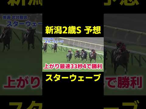 コートアリシアンを破るとしたら？　#競馬 #競馬予想 #新潟2歳s #新潟2歳ステークス