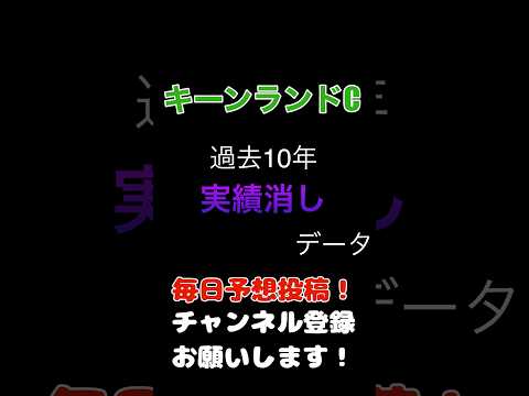 #キーンランドカップ #競馬予想 実績の消しデータあの人気馬は危険？！#競馬 #予想 #jra #馬券 #キーンランドc